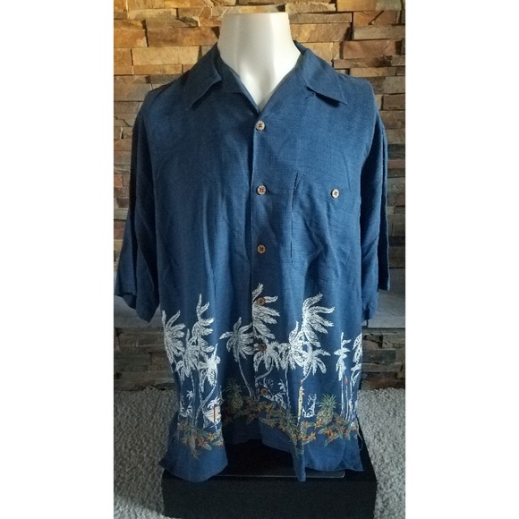 Tommy Bahama Other - Tommy Bahama Silk Hawaiian Floral Shirt Size Large